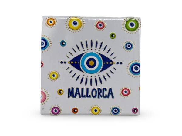 541155 - Posavasos my 111 cuadrado mosaico ojo turco gold Mallorca
