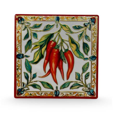 541156 - Posavasos my 124 cuadrado mosaico pimiento gold
