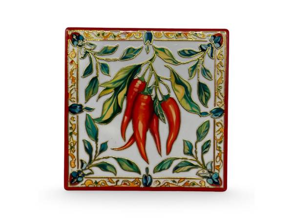 541156 - Posavasos my 124 cuadrado mosaico pimiento gold