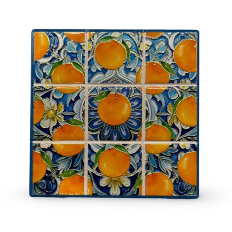 541157 - Posavasos my 125 cuadrado mosaico naranjas gold