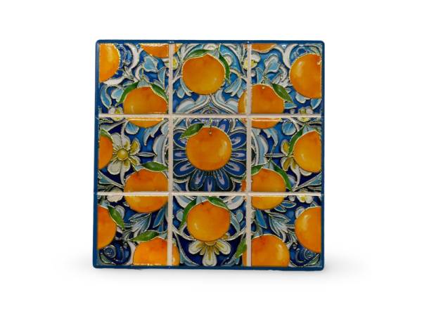 541157 - Posavasos my 125 cuadrado mosaico naranjas gold