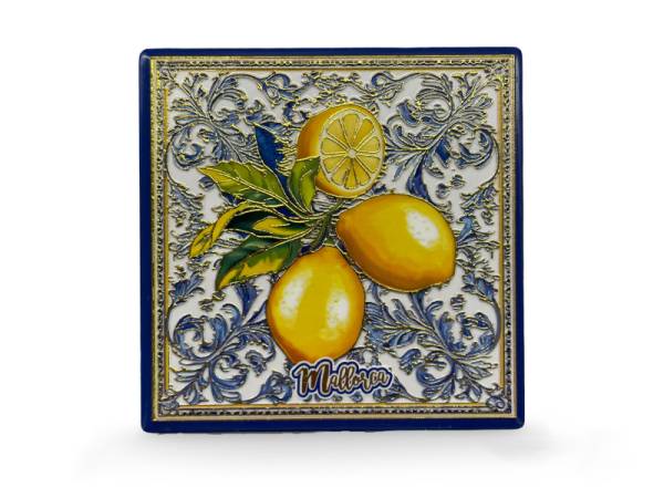 541159 - Posavasos my 127 cuadrado mosaico 3 limones gold Mallorca