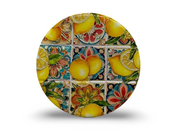 541160 - Posavasos my 112 redondo mosaico lemon gold