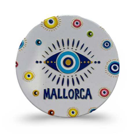 541163 - Posavasos my 115 redondo mosaico ojo turco gold Mallorca