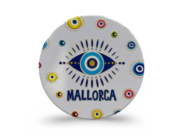 541163 - Posavasos my 115 redondo mosaico ojo turco gold Mallorca