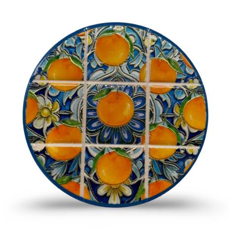541165 - Posavasos my 129 redondo mosaico naranjas gold