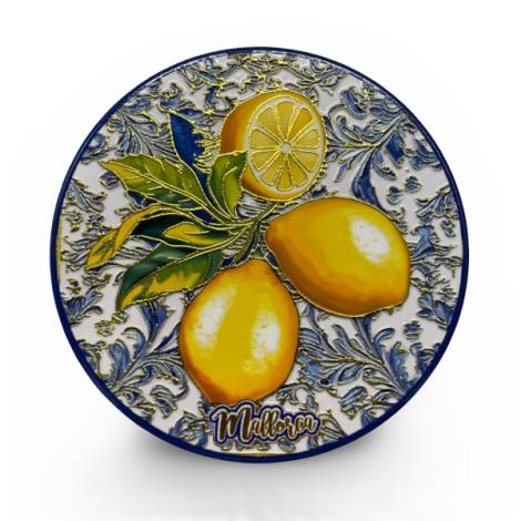 541167 - Posavasos my 131 redondo mosaico 3 limones gold Mallorca