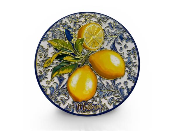 541167 - Posavasos my 131 redondo mosaico 3 limones gold Mallorca