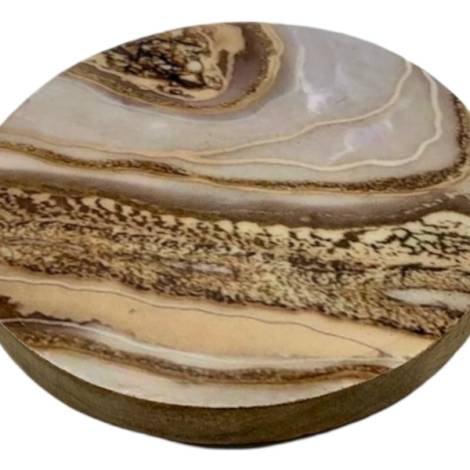 582021 - Etnico madera round coasters 2106b marble desing 10x10x1