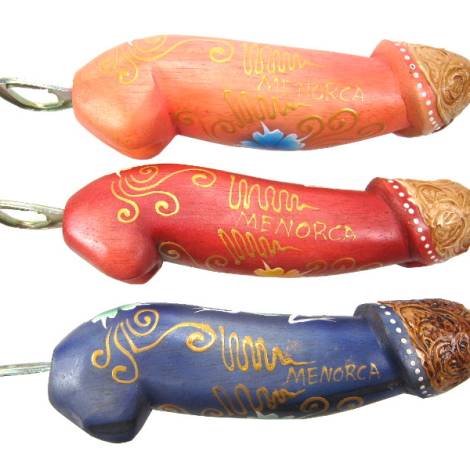 7331316 - Etnico destapador pene pintado menorca 20cm goldpenis