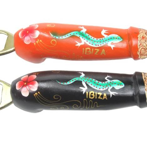 7331320 - Etnico destapador pene pintado ibiza 20cm goldpenis