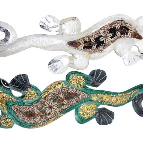 7332551 - Etnico gecko shells madera gal 50cm