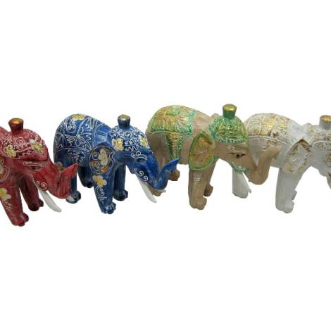 7332735 - Etnico Elefante madera 20cm ga2