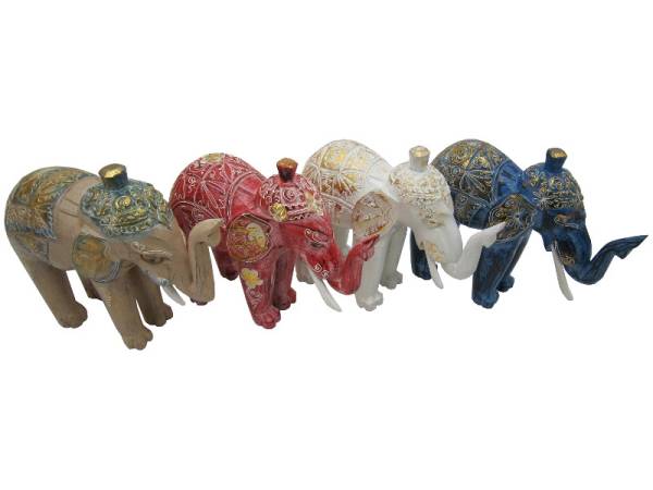 7332736 - Etnico Elefante madera 25cm ga3
