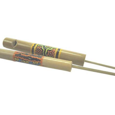 7332904 - Etnico flauta silbido pintado karunia n2 16 cm