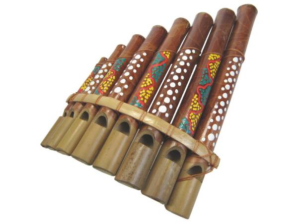 7332906 - Etnico Armonica 8 tubos karunia pintado n4 12x20