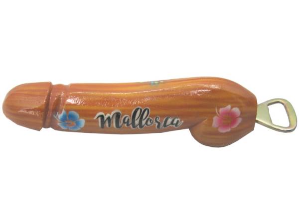 7332963 - Etnico pene madera 25cm n6 mallorca pintado flores