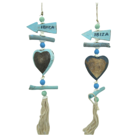 7332997 - Etnico movil marino corazon n1 40cm ibiza