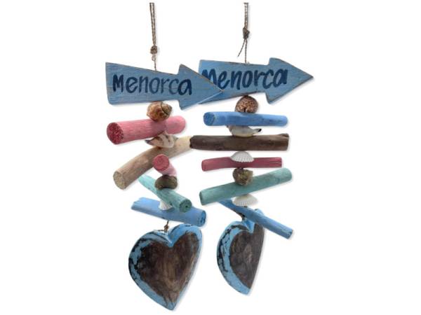 7333013 - Etnico movil marino corazon n3 40cm menorca