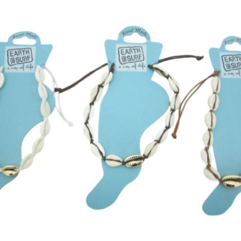 7333103 - Etnico 7333101 tobillera n6 hanger carton gold and silver