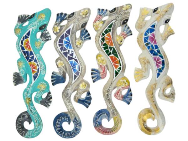 7333127 - Etnico gecko 20 cm glass