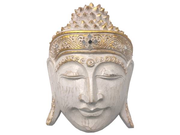 7333206 - Etnico budha durjan 50 cm white wash