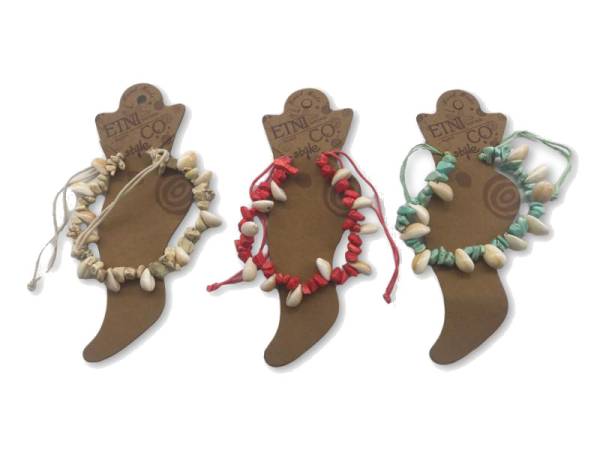 7333217 - Etnico anklet nat conchas turquesa 3