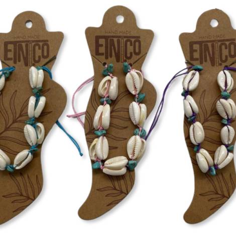 7333224 - Etnico anklet nat conchas turquesa 10