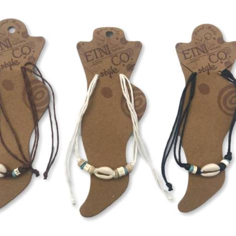 7333229 - Etnico anklet nat conchas perlas 15