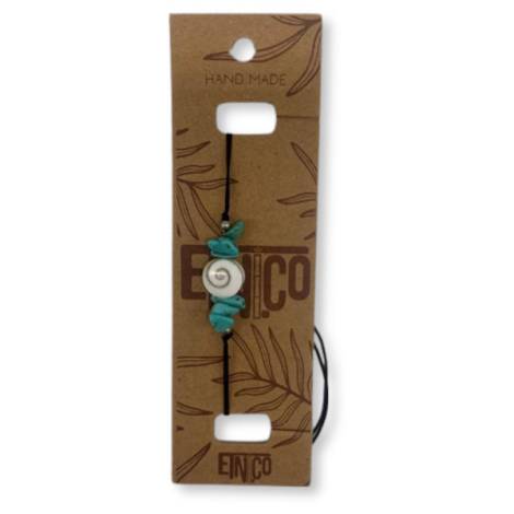 7333230 - Etnico bracelet nat caracola piedras turquesa