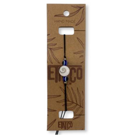 7333237 - Etnico bracelet nat caracola cuenta azul