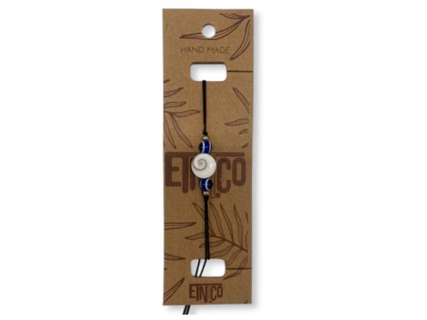 7333237 - Etnico bracelet nat caracola cuenta azul
