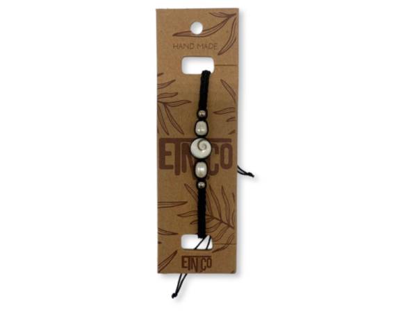7333238 - Etnico bracelet nat caracola perla cordon ancho