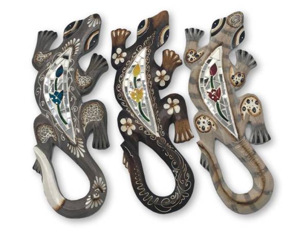 7333325 - Etnico gecko cristal 30 cm