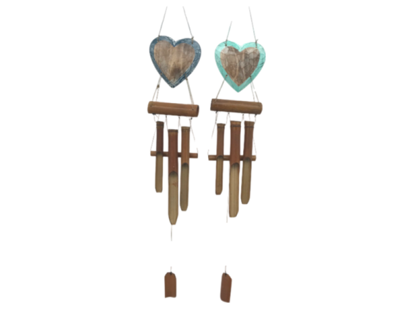 7333328 - Etnico Movil bambu corazon 2 colores 50 cm