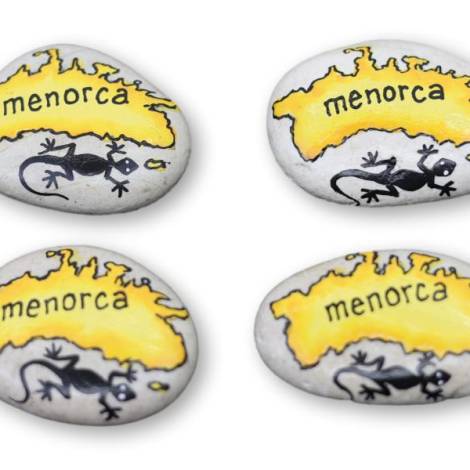 7333459 - Etnico iman piedra menorca mapa gecko