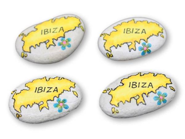 7333462 - Etnico iman piedra ibiza mapa flor