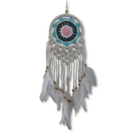 7333532 - Etnico atrapasueños 12cm macrame n9
