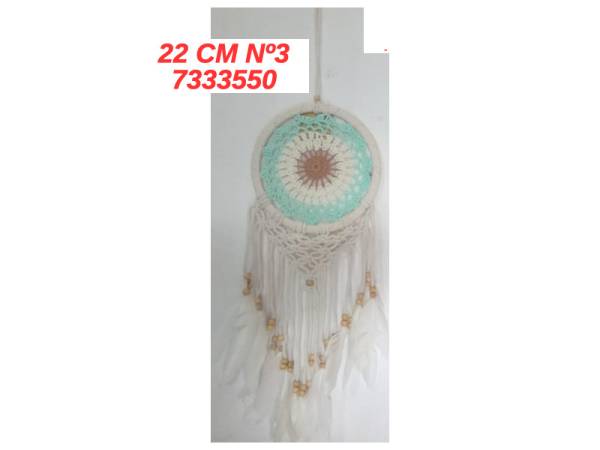 7333550 - Etnico atrapasueños 22cm macrame n3