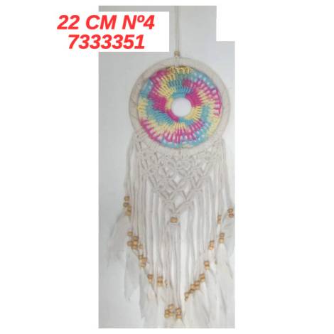 7333551 - Etnico atrapasueños 22cm macrame n4