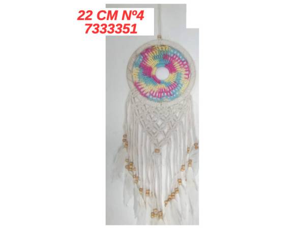 7333551 - Etnico atrapasueños 22cm macrame n4