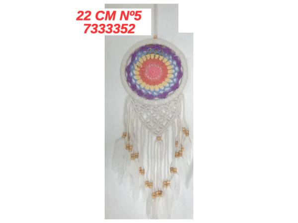 7333552 - Etnico atrapasueños 22cm macrame n5