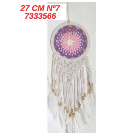 7333566 - Etnico atrapasueños 27cm macrame n7