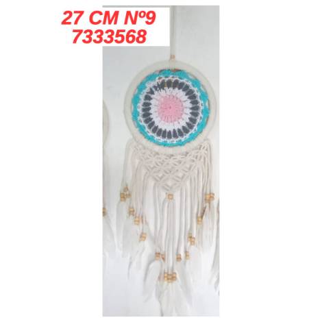 7333568 - Etnico atrapasueños 27cm macrame n9