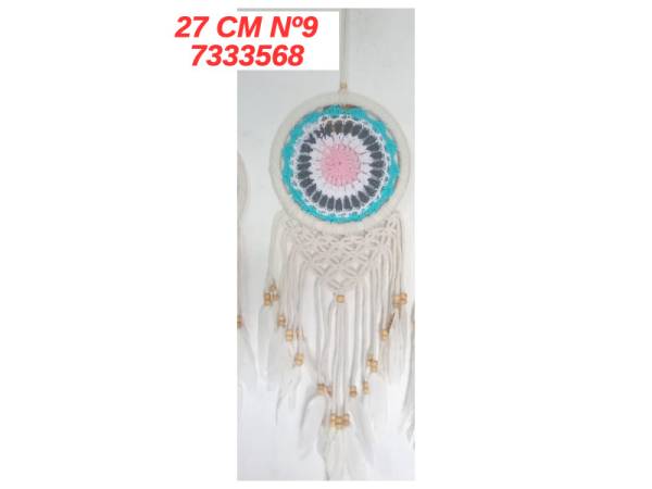 7333568 - Etnico atrapasueños 27cm macrame n9