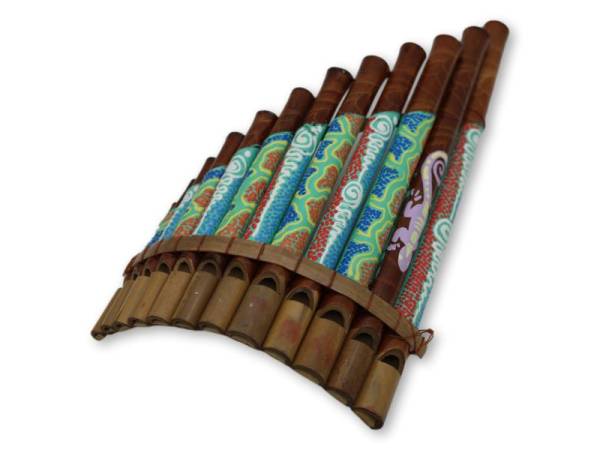 7333573 - Etnico armonica 12 tubos mutiara pintado