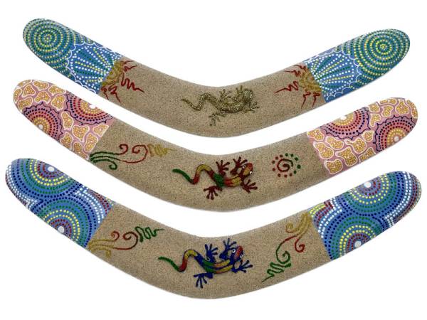 7333575 - Etnico boomerang madera gecko relieve n2 gp 41cm