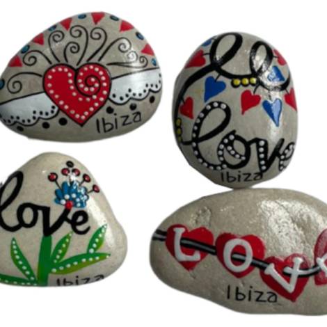 7333642 - Etnico iman piedra ibiza love 130