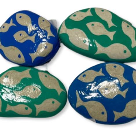 7333755 - Etnico iman piedra peces 017