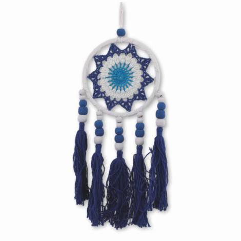 7333809 - Etnico atrapasueño 9 cm round color 3 blue